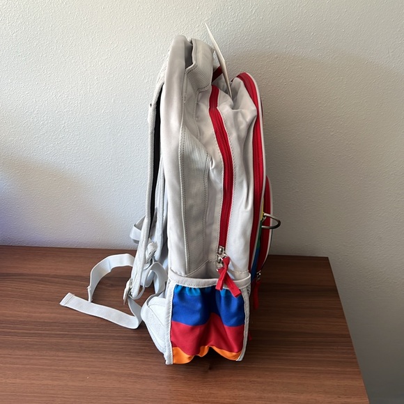 Pottery Barns Kids Rainbow Large Fairfax Backpack 🌈🎒NEW - Picture 6 of 10